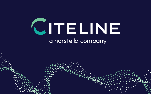 带有Citeline标志的横幅，Citeline是Norstella公司。